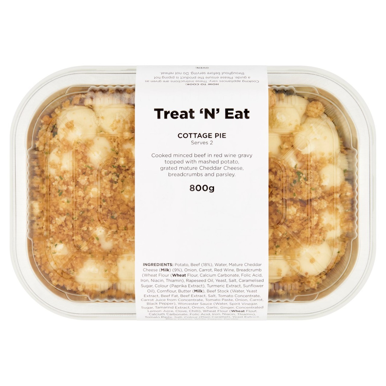 Treat 'N' Eat Cottage Pie 800g