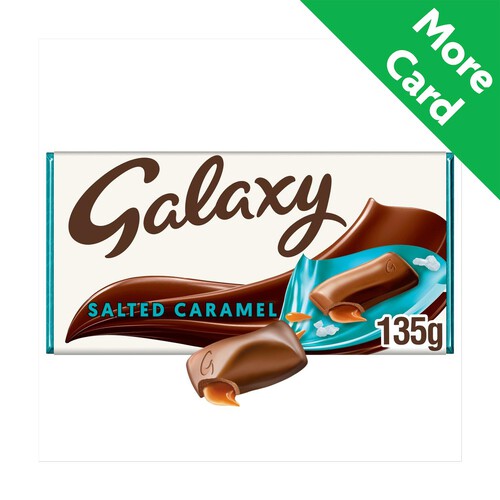 Galaxy Salted Caramel & Milk Chocolate Block Bar Vegetarian