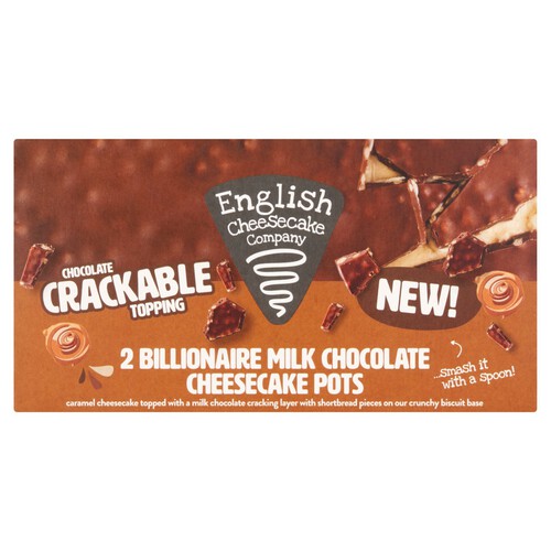 English Cheesecake Company Billionaire Cracked Cheesecake Pots 