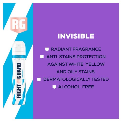 Right Guard Women Total Defence 5 Invisible Anti-Perspirant