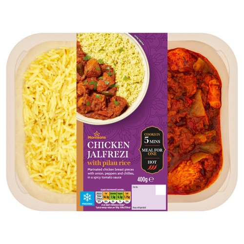 Morrisons Chicken Jalfrezi & Rice