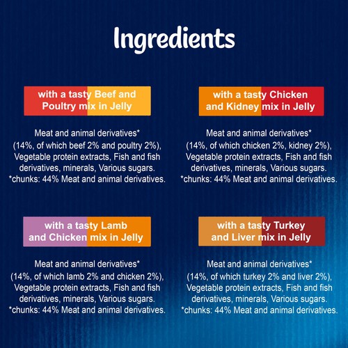 Felix Doubly Delicious Meat Selection in Jelly Wet Cat Food 