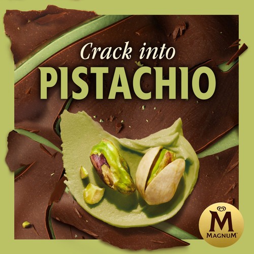 Magnum Signature Pistachio Ice Cream Sticks 3 x 90ml
