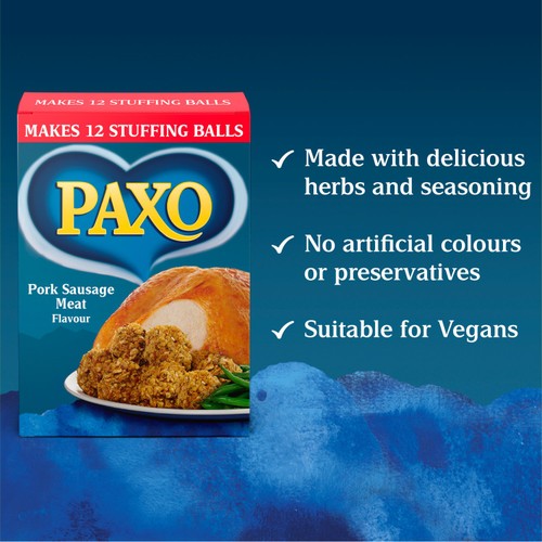 Paxo Pork Sausage Meat Flavour Stuffing Mix 170g