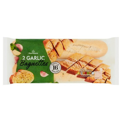 Morrisons Garlic Baguettes Twin Pack 