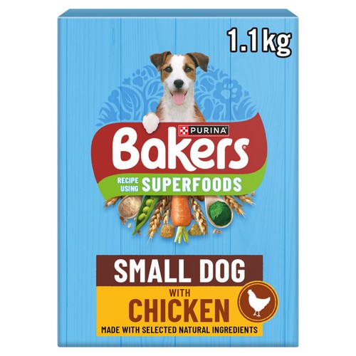 Bakers Small Dog Dry Dog Food Chicken and Veg 