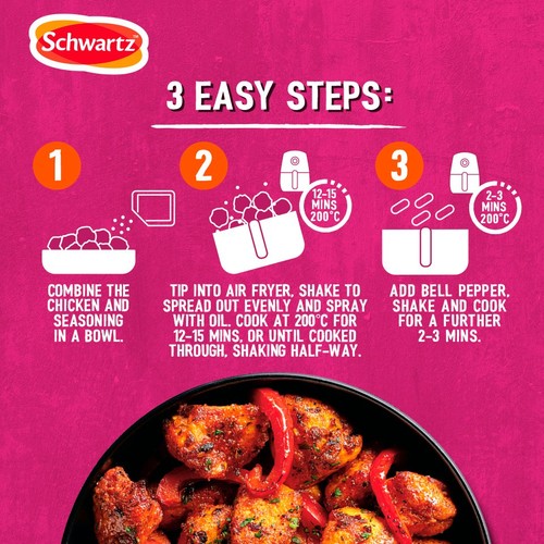 Schwartz Air Fry Lemon And Chilli Chicken Recipe Mix