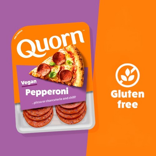 Quorn Pepperoni Vegan Deli Slices 100g