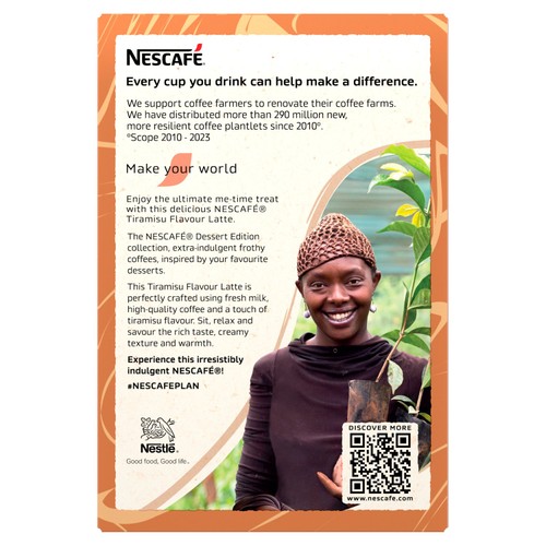 Nescafe Frothy Tiramisu Latte Coffee 7 Sachets 