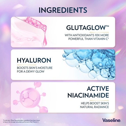 Vaseline Serum Burst Lotion Gluta-Hya Dewy Radiance 200ml