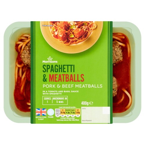 Morrisons Spaghetti & Meatballs 