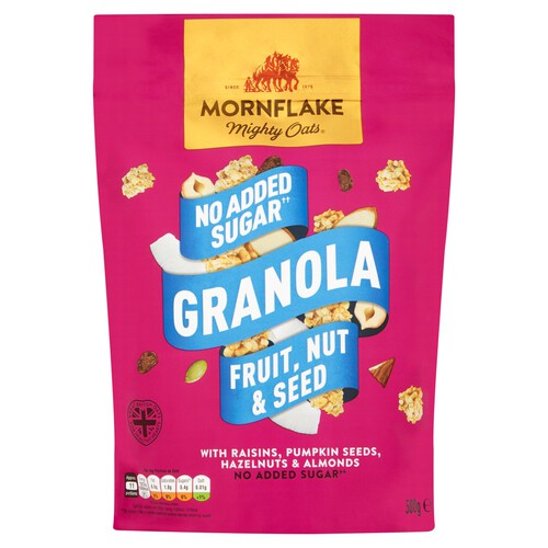 Mornflake Fruit, Nut & Seed No Added Sugar Granola