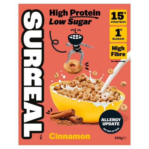 Surreal High Protein Low Sugar Cinnamon Cereal 240G