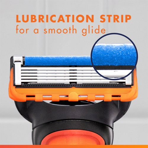 Gillette Fusion 5 Razors For Men 8 Refill Razor Blades