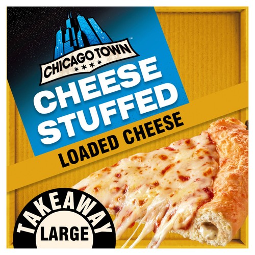 Chicago Town Takeaway Cheesy Stuffed Crust Cheese Large Pizza 630g