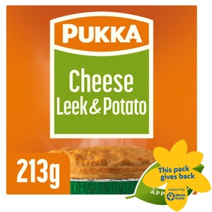 Pukka Veggie Cheese, Leek & Potato Pie