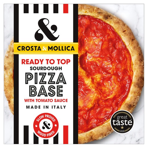 Crosta & Mollica Ready To Top Pizza Base With Tomato Sauce