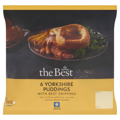Morrisons The Best 6 Beef Dripping Yorkshire Puddings