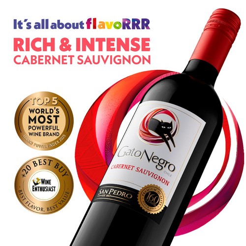 Gato Negro Cabernet Sauvignon Wine Of Chile 10.5% Abv  75cl