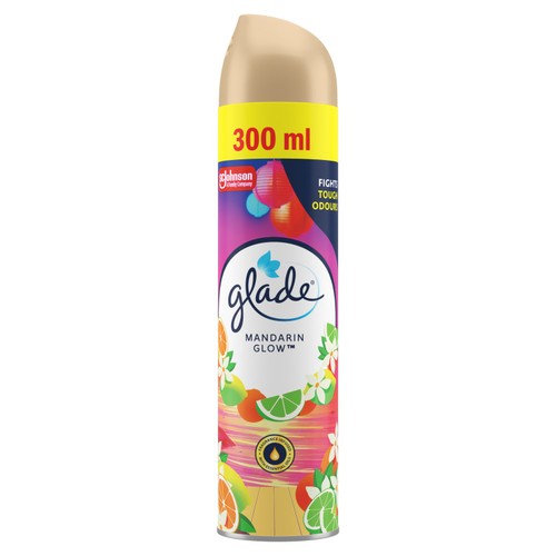 Glade Air Freshener Aerosol Spray Mandarin Glow 300ml