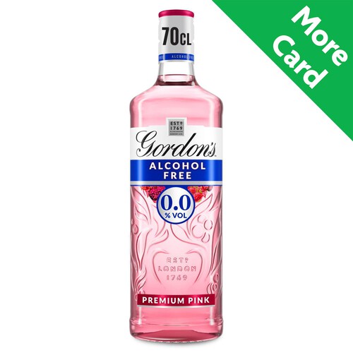 Gordon's Premium Pink Alcohol Free Spirit 0% vol 