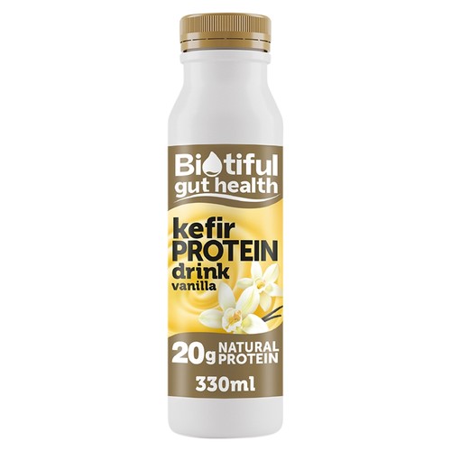 Biotiful Gut Health Kefir High Protein Drink Vanilla 330ml