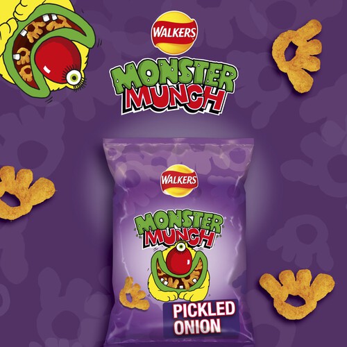 Walkers Monster Munch Variety Multipack Snacks 