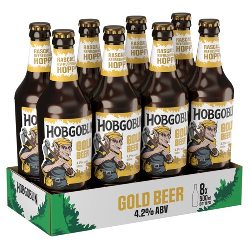 Hobgoblin Gold Ale Beer Bottle 8x500ml