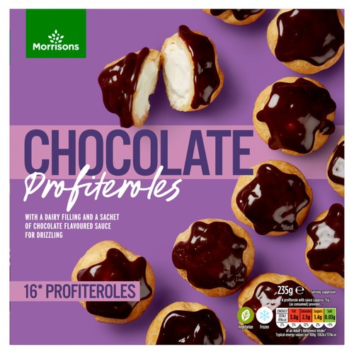 Morrisons Profiteroles 16 Pack