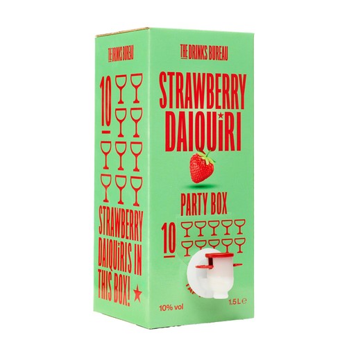 The Drinks Bureau Party Box Strawberry Daiquiri 1.5L
