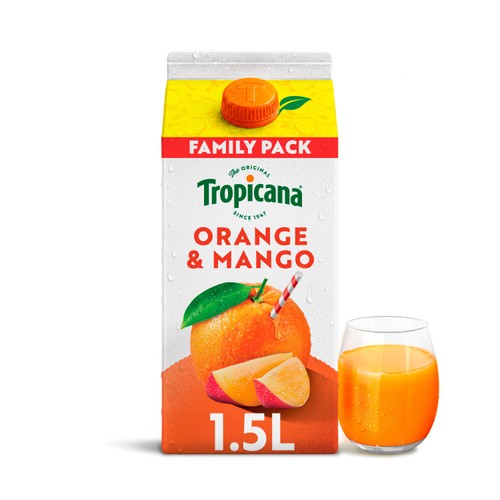 Tropicana Pure Orange & Mango Fruit Juice 1.5l