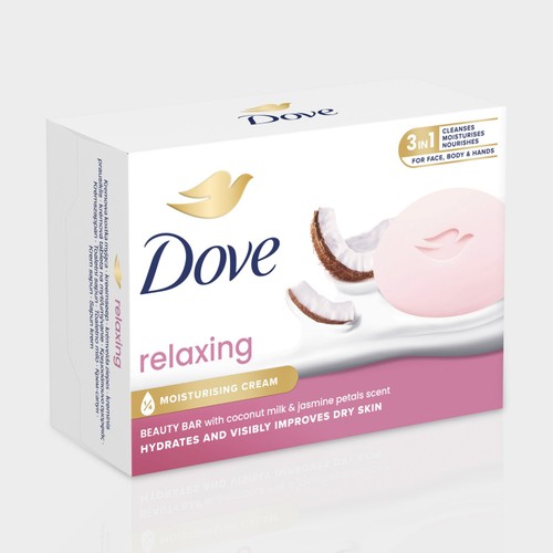 Dove Pink Beauty Bar Soap with 1/4 Moisturising Cream 