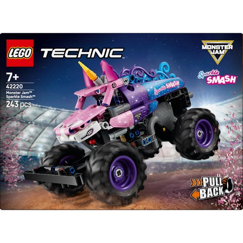 Lego Technic Monster Jam Sparkle Smash Pull-Back 42220