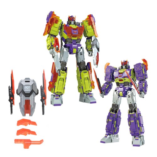Justice Robot Deformation Mirror Warrior