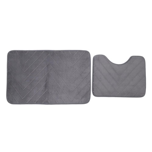 Morrisons 2Pc Bath Mat Set