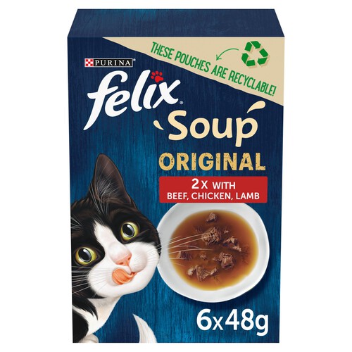 Felix Soup Farm Selection Wet Cat Food