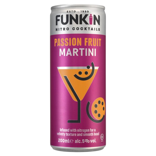 Funkin Nitro Cocktails Passion Fruit Martini 