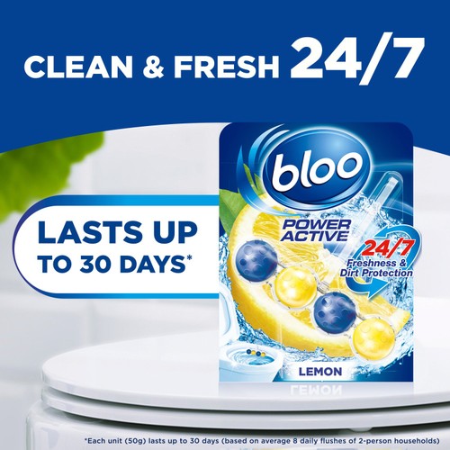Bloo Power Active Rim Block Lemon 50G