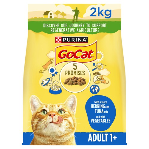 Go-Cat Herring And Tuna Dry Cat Food 