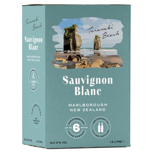 Taranaki Beach New Zealand Marlborough Sauvignon Blanc 