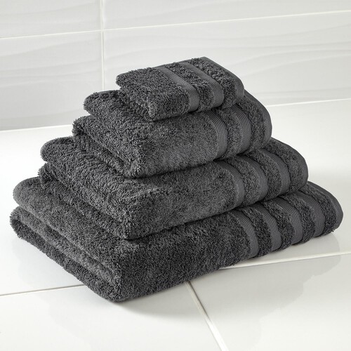 Morrisons Graphite Bath Towel