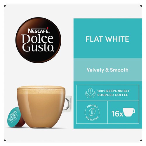 Nescafe Dolce Gusto Flat White Pods 16