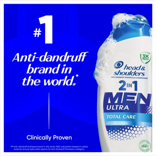 Head & Shoulders 2 In 1 Men Total Care Shampoo