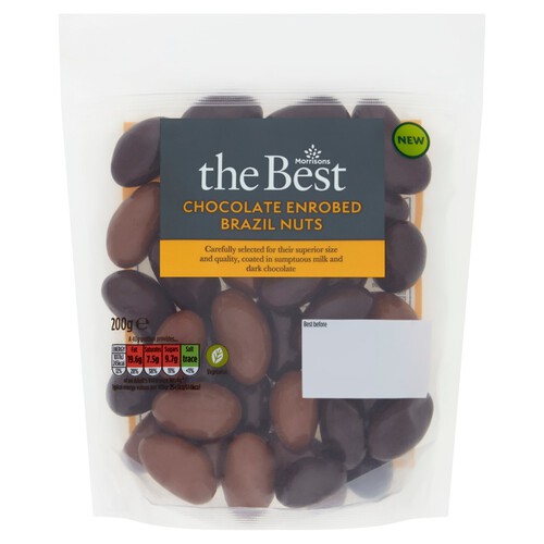 Morrisons The Best Milk & Dark Chocolate Brazil Nuts