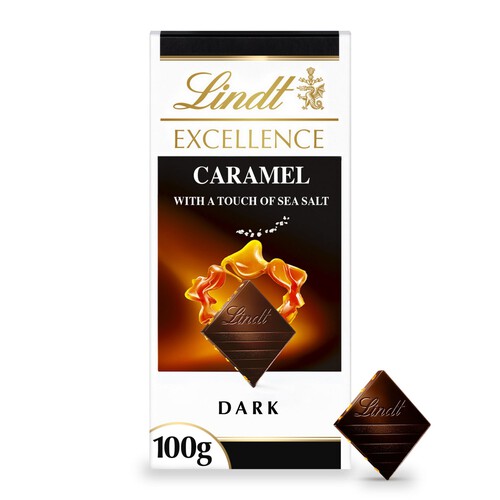 Lindt Excellence Dark Caramel & Sea Salt