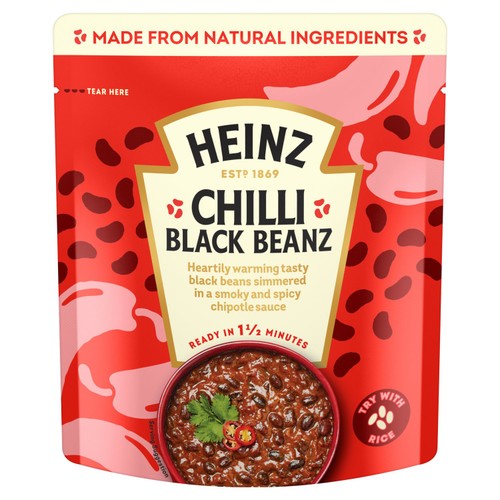 Heinz Chilli Black Beans Microwave Pouch