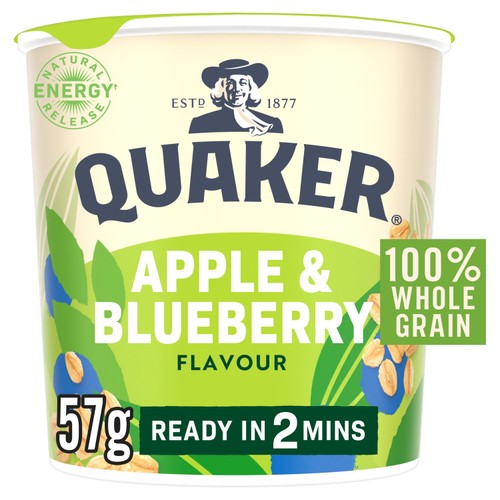 Quaker Oat So Simple Apple And Blueberry Porridge Pot