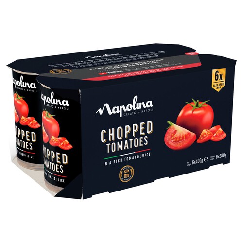 Napolina Chopped Tomatoes ( 6x400g)