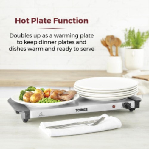 Tower Buffet Server & Plate Warmer