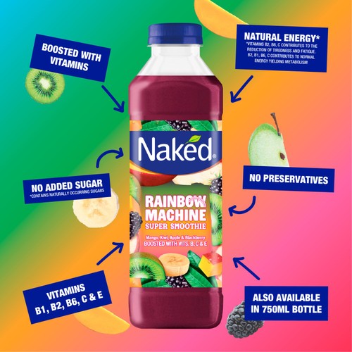 Naked Rainbow Machine Super Smoothie 750ml